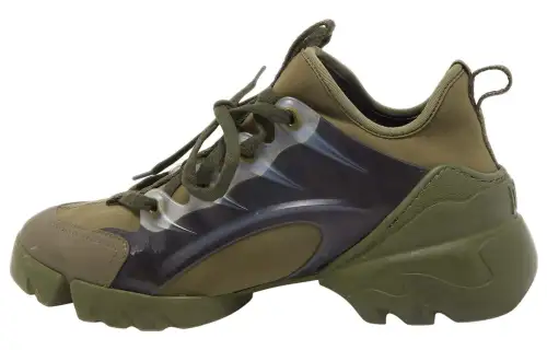 DIOR D Connect Coverage Height Increasing Low top Casual Shoes Women's Khaki