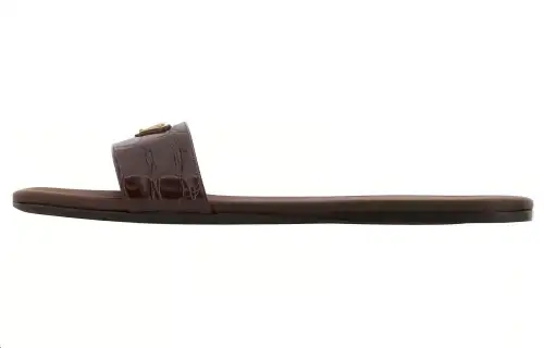 PRADA Slide Slippers Women's Brown