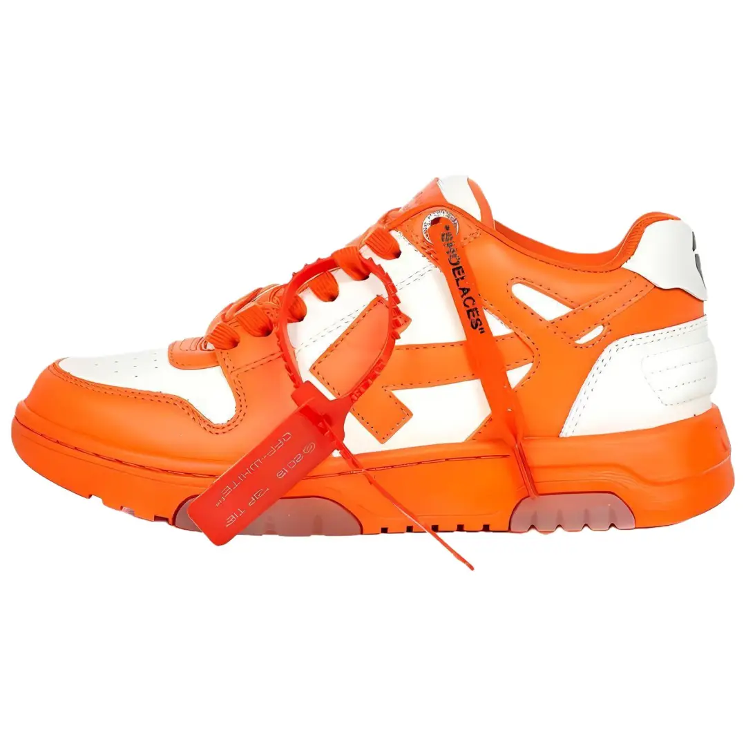 OFF WHITE Out Of Office Low Sneakers White/Orange Women's