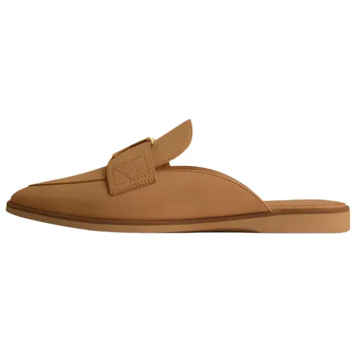 LOUIS VUITTON Closed Toe Slippers Women's Brown