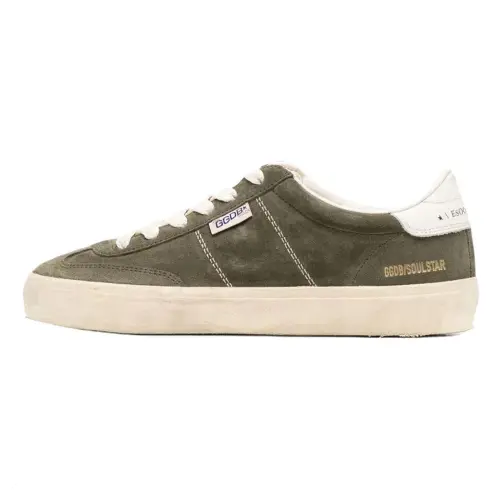 Golden Goose Deluxe Suede Low top Skateboard Shoes Women's Green