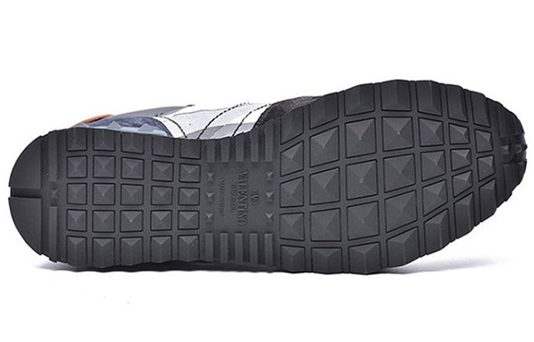 Мужские кроссовки Valentino Rockrunner (черно-серебристые) — фото 6
