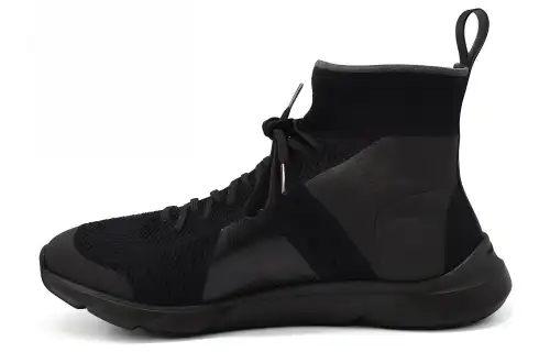 DIOR B21 Fabric Mid top Casual Shoes Men's Black