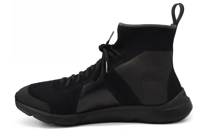 DIOR B21 Fabric Mid top Casual Shoes Men's Black