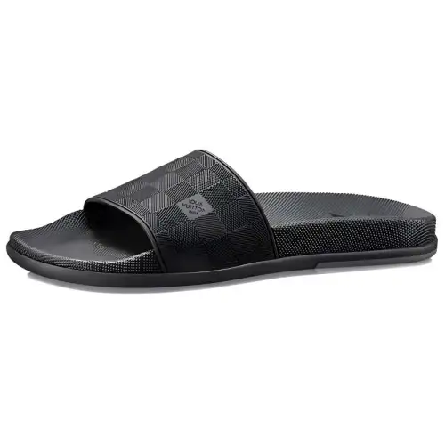 LOUIS VUITTON Waterfront Slide Slippers Men's Black