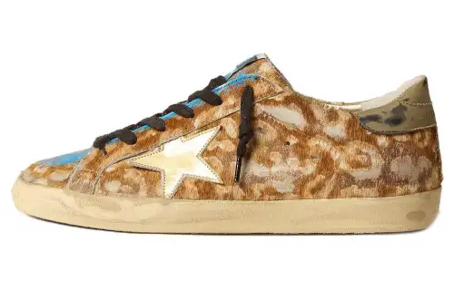 Golden Goose Super Star Cow Leather Low top Skateboard Shoes Women's Brown