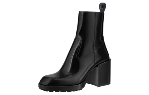 LOUIS VUITTON Midnight Leather Ankle Boots Men's Black