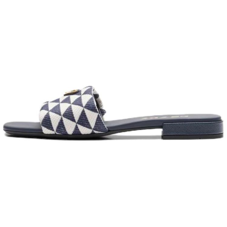 PRADA Geometric Logo-plaque Slides