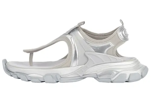 Balenciaga Women's Track Sandal 'Silver Metallic'