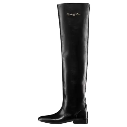 DIOR D Town Over the knee Boots 6CM Women's Black
