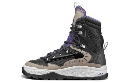 DIOR Snow Fashion Ankle Boots Men's Black