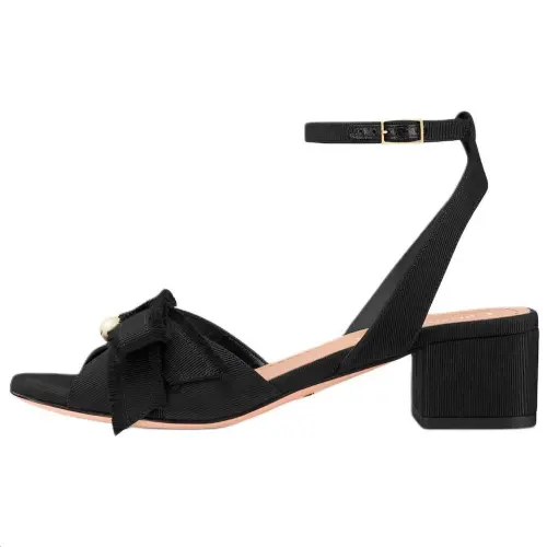 DIOR Adiorable One Strap Sandals 4cm Women's Black