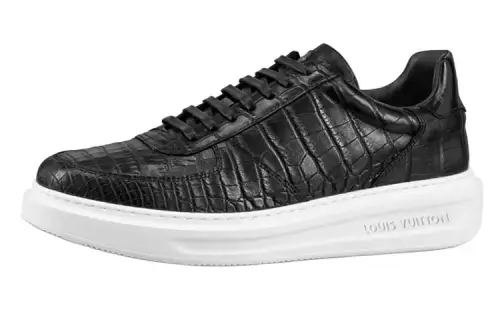 LOUIS VUITTON Beverly Hills Sneakers 'Black Croc'