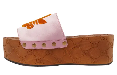 GUCCI Slide Slippers Women's Pink