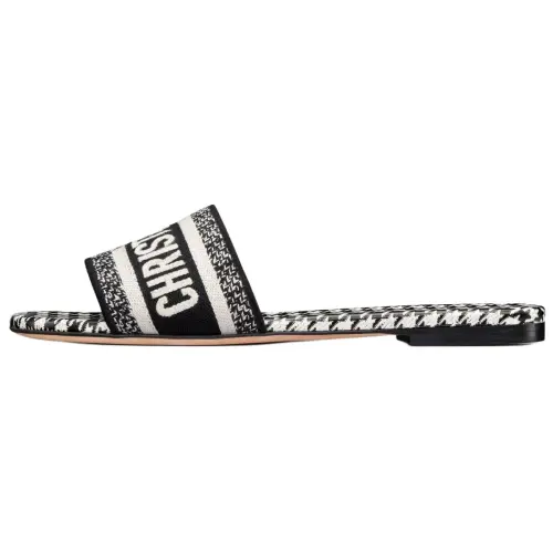 DIOR Dway Slip on Slide Slippers Women's Black