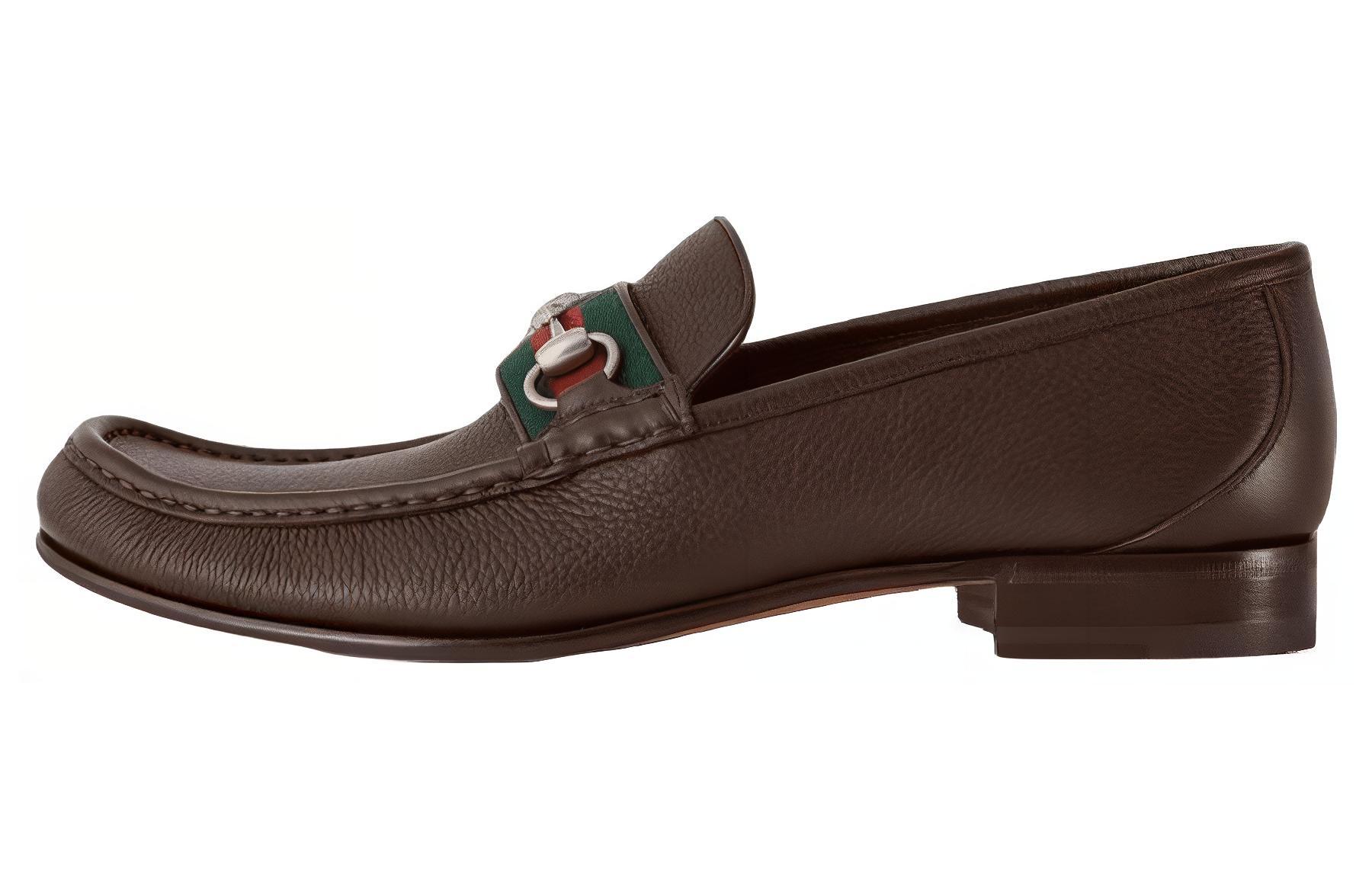 Gucci Web Stripe Horsebit Loafer 'Cocoa'
