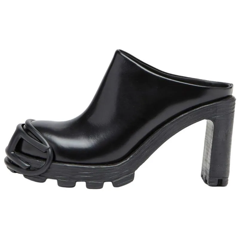 DIESEL D Hammer Closed Toe Slippers Women's Black