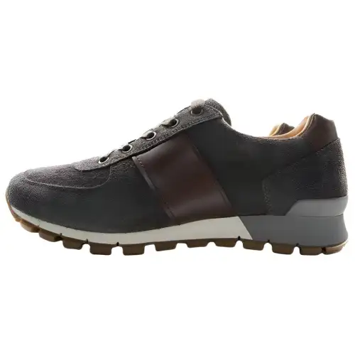 PRADA Scamosciata Runner Suede Low top Casual Shoes Men's Brown