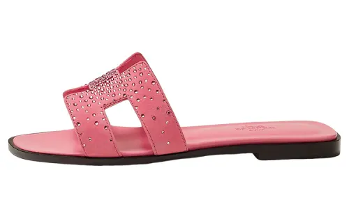 HERMES Oran Stylish Sandal Women's Pink
