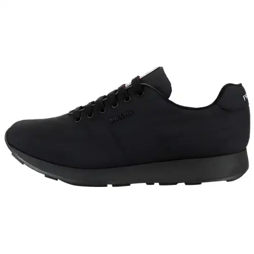 PRADA Piuma Low top Casual Shoes Men's Black