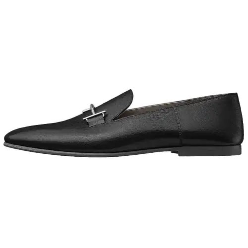 HERMES Saga Women's Casual Shoes Men's Black