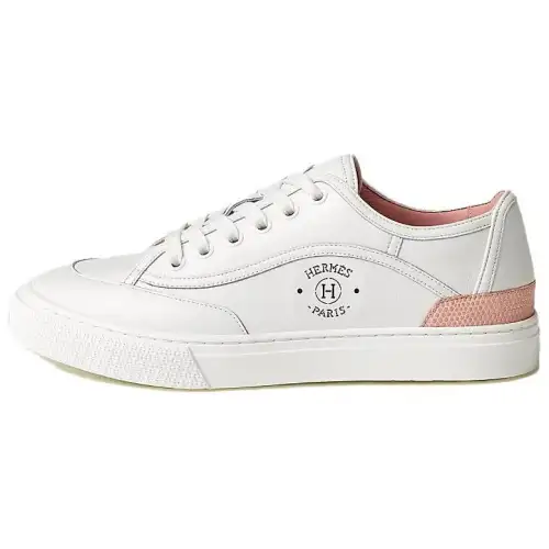 HERMES Get Low top Skateboard Shoes Women's White