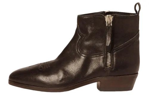Golden Goose Viand Leather Ankle Boots Women's Black