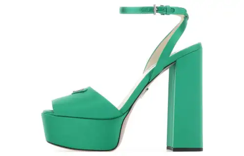 PRADA One Strap Sandals Women's Green