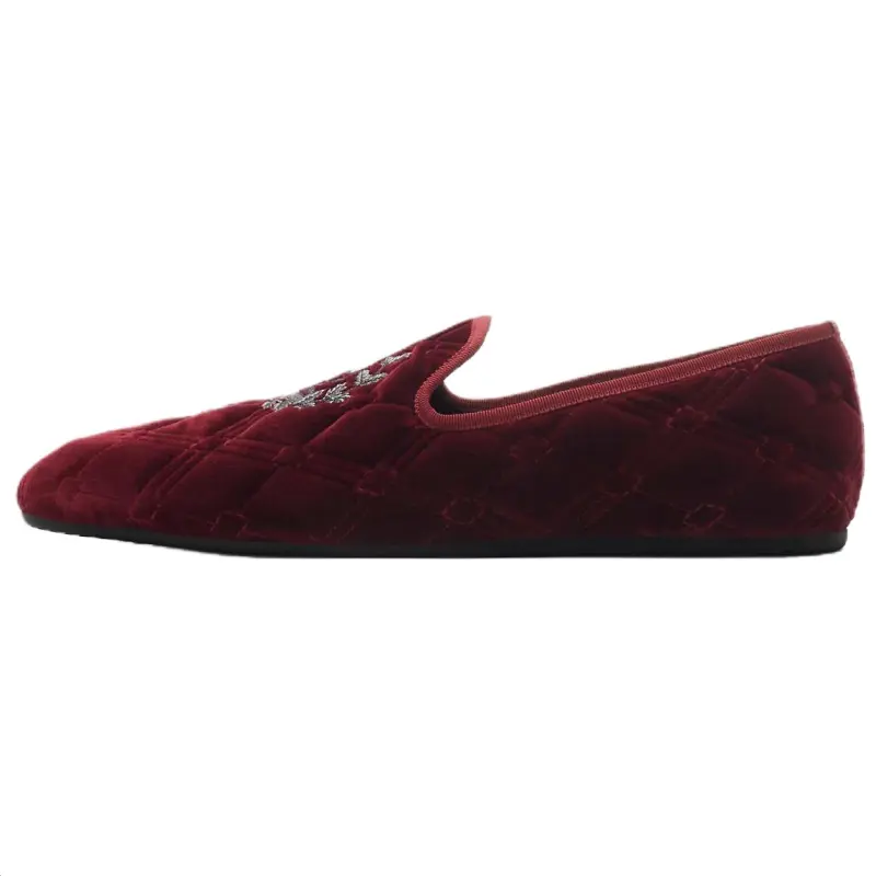 Burberry Estate Casual Shoes Men's Burgundy