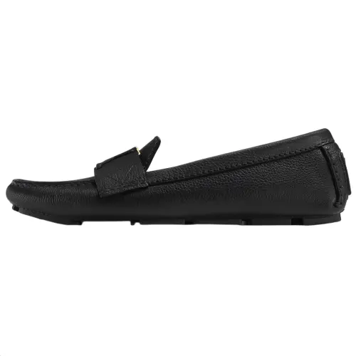 LOUIS VUITTON Capri Calfskin Casual Shoes Women's Black