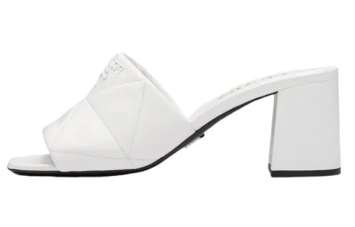 PRADA Slide Slippers Women's White