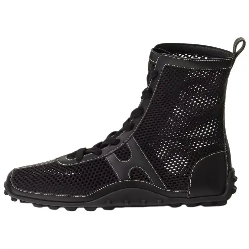 HERMES Kiatsu High top Casual Shoes Women's Black