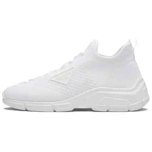 PRADA Fabric Low top Casual Shoes Women's White