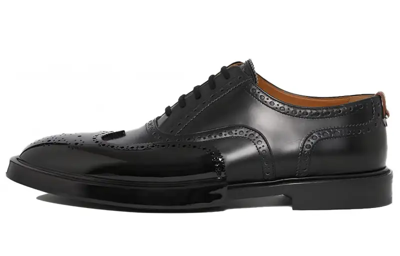 Burberry Dress Shoes Men's Low Top Black