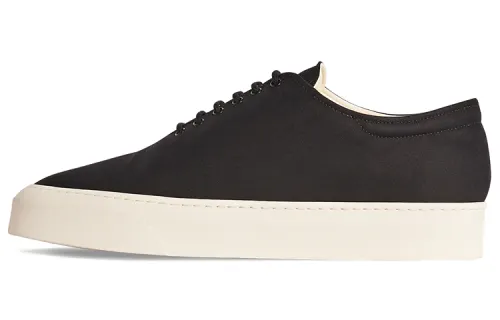 THE ROW Abrasion Resistant Low top Men's Casual Shoes Men's Black