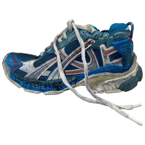 Balenciaga Runner Marathon Low top Casual Shoes Men's Blue