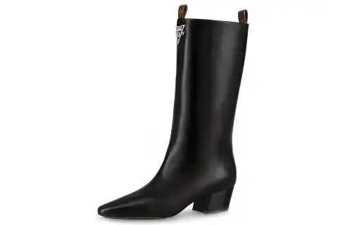 LOUIS VUITTON Nightfall Knee high Boots Women's Black