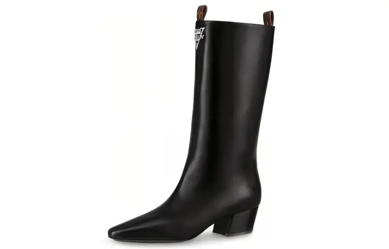 LOUIS VUITTON Nightfall Knee high Boots Women's Black