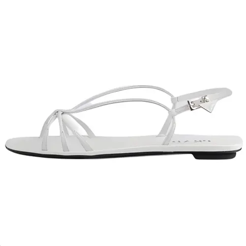 PRADA Flat Leather Sandals