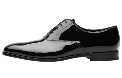 PRADA Dress Shoes Men's Low Top Black