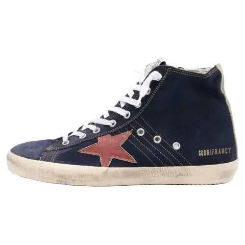 Golden Goose Francy High-top Suede Sneakers