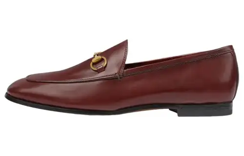 GUCCI Jordaan Loafers Women's Brown