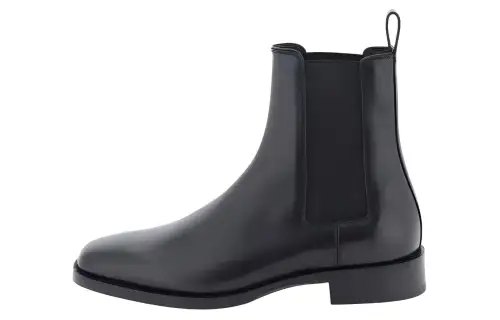 THE ROW Short Chelsea Boots Women's Black