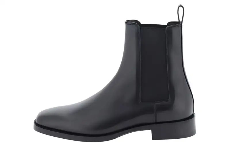 THE ROW Short Chelsea Boots Women's Black