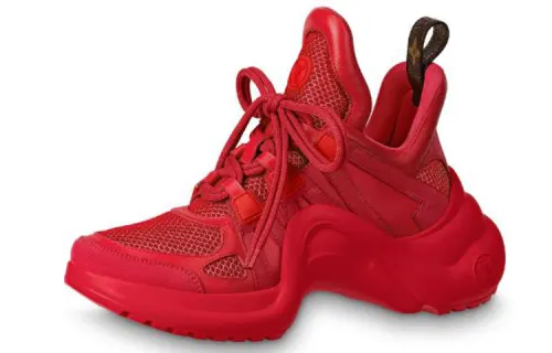 LOUIS VUITTON Lv Archlight Sport Shoes Red Women's