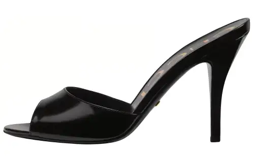 GUCCI Slide Slippers Women's Black