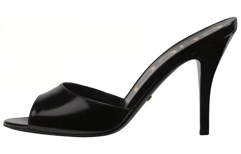 GUCCI Slide Slippers Women's Black