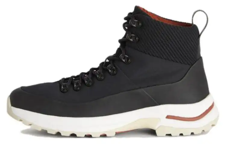 Loro Piana Trail Hiker Short Outdoor Boots Men's Black