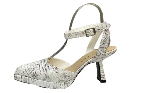 DIOR Block Heel High Heels Women's White