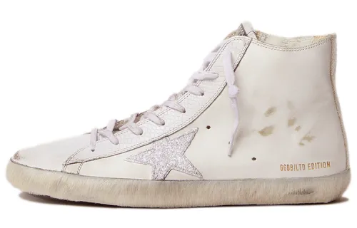 Golden Goose Francy Abrasion Resistant Stylish Skateboarding Shoes Men's White